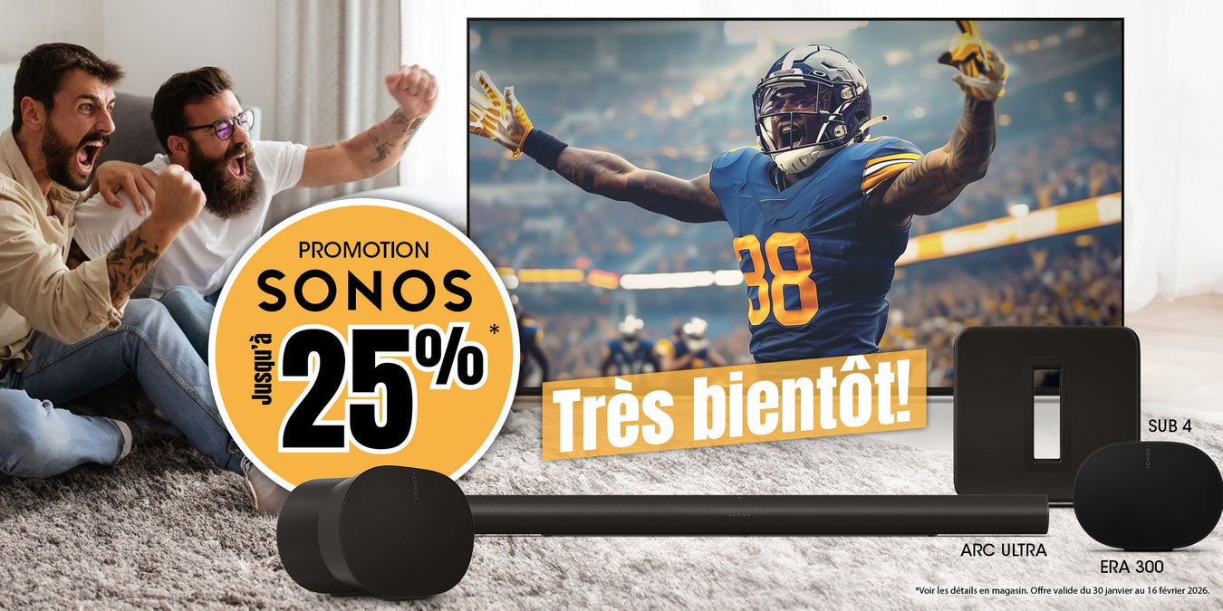 Produits Sonos en promotion pour le Super Bowl | SONXPLUS Chibougamau