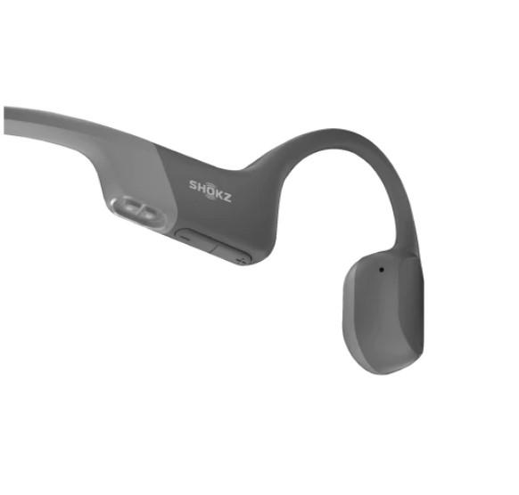 SHOKZ OpenRun | Bone Conduction Earphones - Sport - Bluetooth - 8 hours battery life - Grey