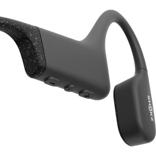 SHOKZ OpenSwim | Écouteurs à conduction osseuse - Pour Natation - Sans fil - Étanchéité IP68 - 8 Heures d'autonomie - Noir