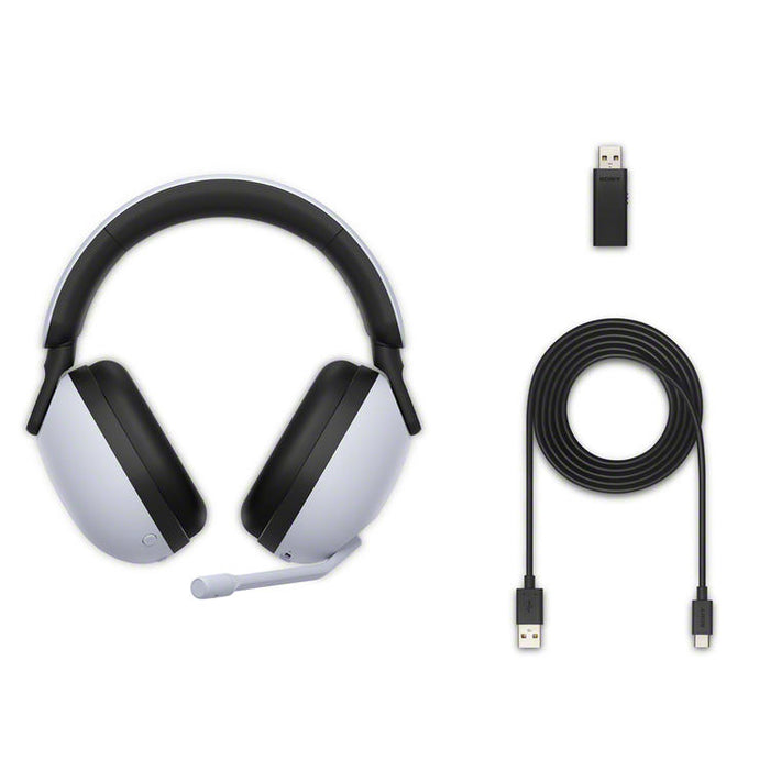 Sony WHG900N/W | INZONE H9 circumaural headset - For Gamers - Wireless - Bluetooth - Active noise cancelling - White