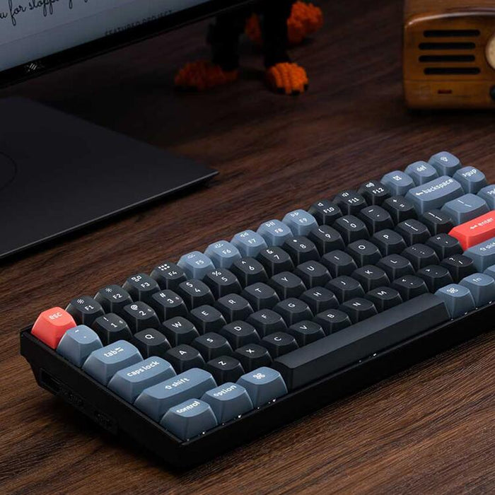 Keychron K2 | Clavier mécanique - Sans fil - LED Blanche - Gateron Rouge - Noir