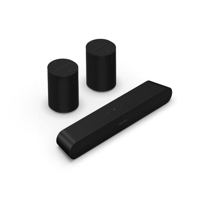 Sonos | Surround Package with Ray - Ray + 2x Era 100 - Black