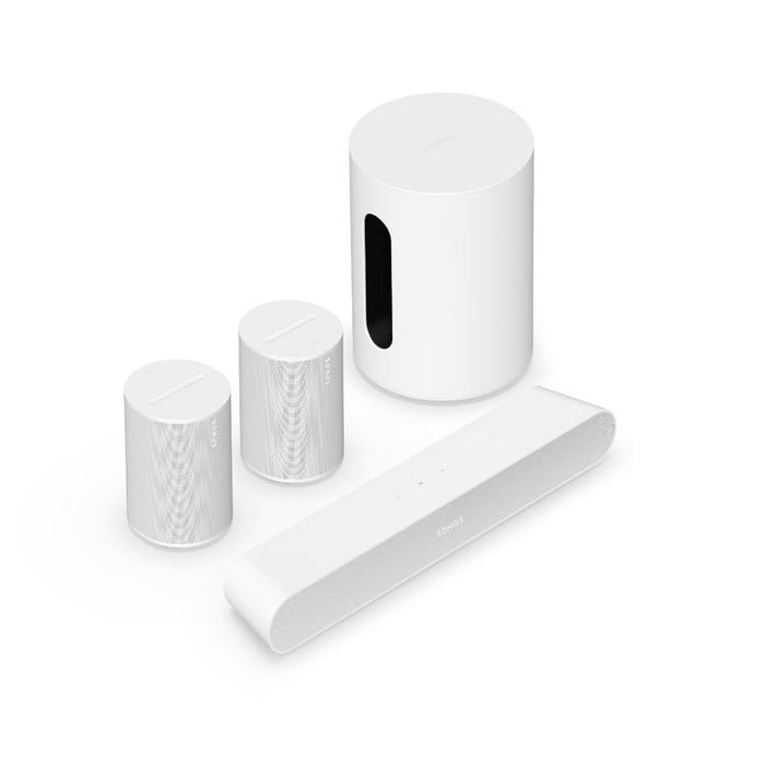 Sonos | Immersive Set with Ray - Sub Mini - 2 x Era 100 - White