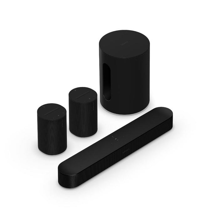 Sonos | Immersive Set with Beam - Sub Mini - Era 100 - Black