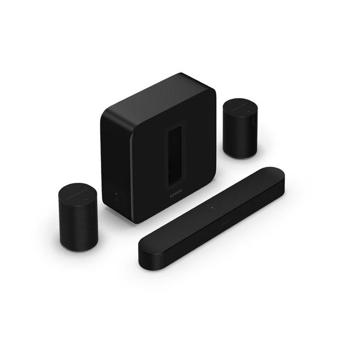 Sonos | High-End Immersive Set with Beam - Sub - Era 100 - Black