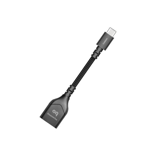 Audioquest DragonTail | USB Cable Male to Female - USB 0,112m - Black-SONXPLUS Chibougamau