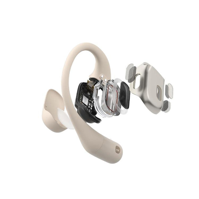 SHOKZ OpenFit | Open-Ear Headphones - Up to 28 hours of listening - Bluetooth - Beige