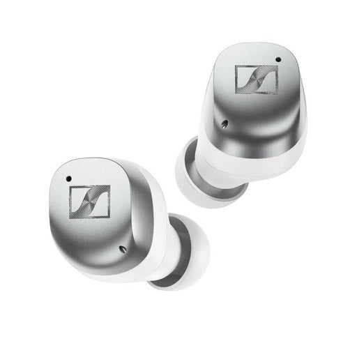 Sennheiser MOMENTUM True Wireless 4 | Écouteurs intra-auriculaires - Sans fil - Réduction adaptative du bruit - Blanc/Argent-SONXPLUS Chibougamau