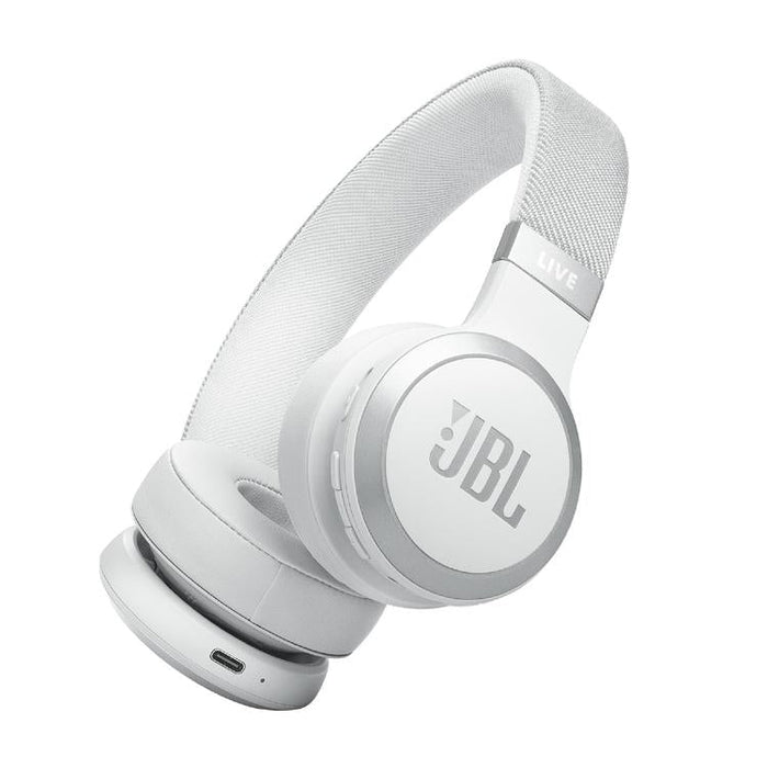 JBL Live 670NC | Écouteurs circum-auriculaires - Sans fil - Bluetooth - Blanc-Sonxplus Chibougamau