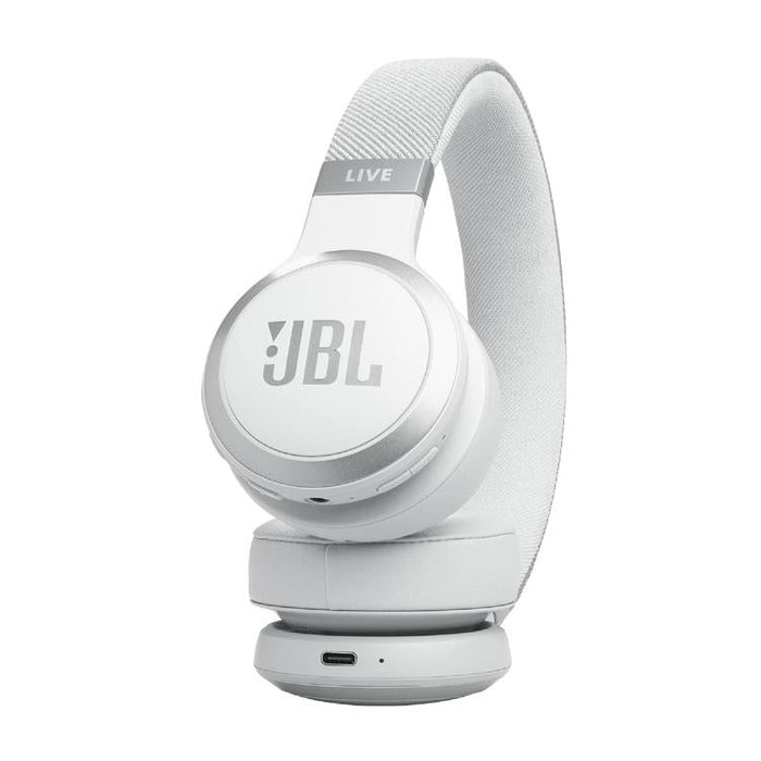 JBL Live 670NC | Around-Ear Headphones - Wireless - Bluetooth - White-Sonxplus Chibougamau