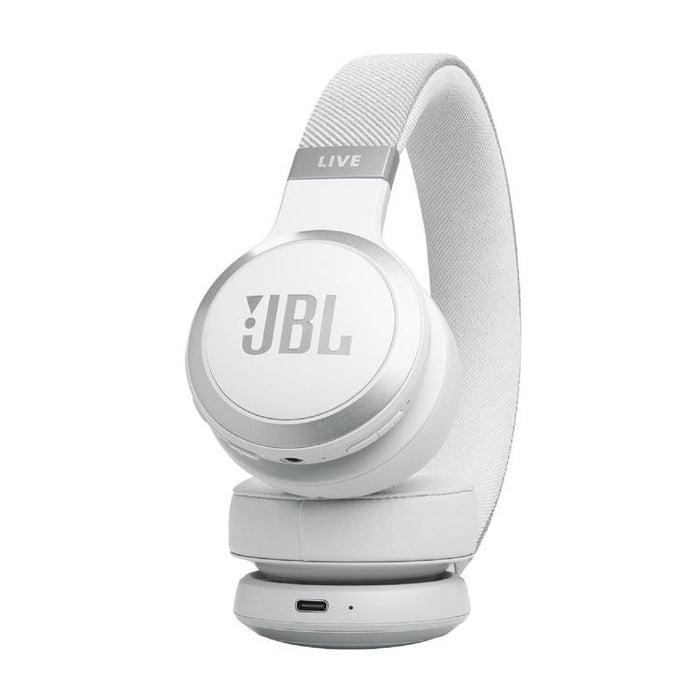 JBL Live 670NC | Écouteurs circum-auriculaires - Sans fil - Bluetooth - Blanc