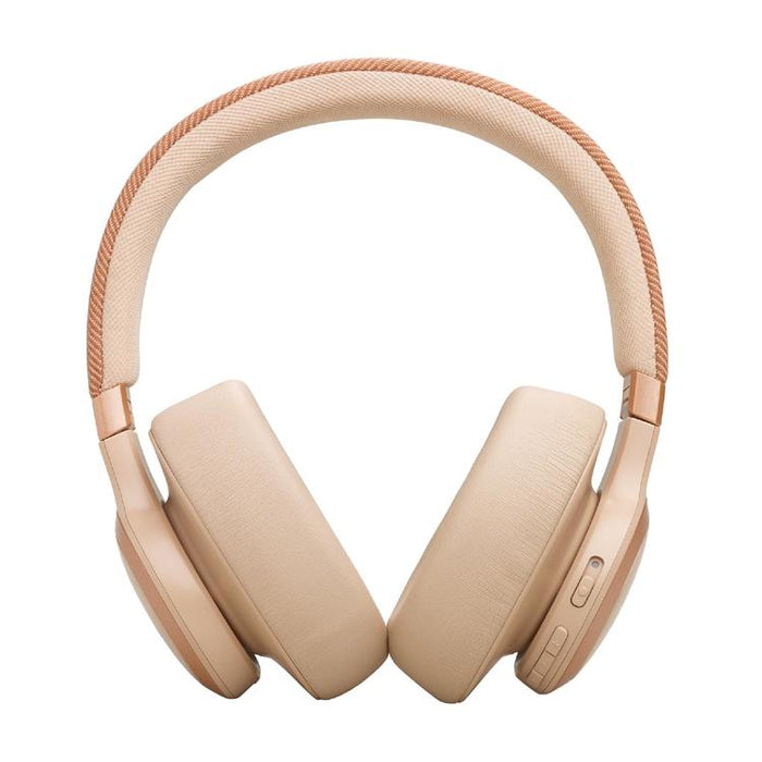 JBL Live 770NC | Écouteurs circum-auriculaires - Sans fil - Bluetooth - Sable