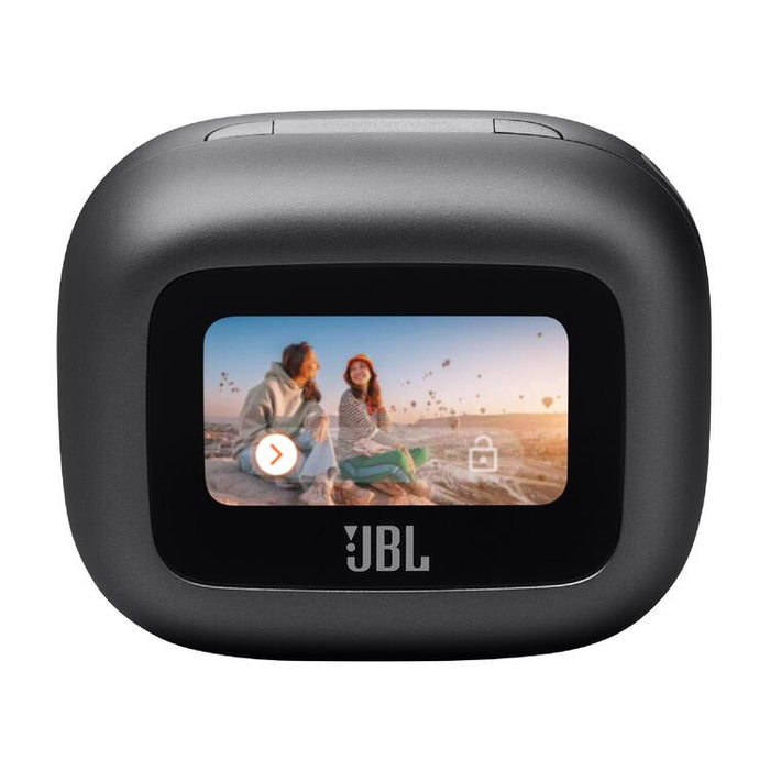 JBL Live Buds 3 | In-Ear Headphones - 1.45" LED Touch Screen - Bluetooth - Black-Sonxplus Chibougamau