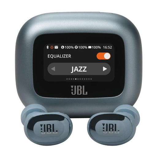 JBL Live Buds 3 | In-Ear Headphones - 1.45" LED Touch Screen - Bluetooth - Blue-Sonxplus Chibougamau