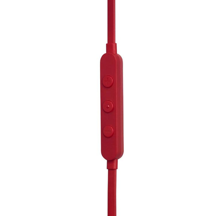 JBL Tune 310C | In-ear headphones - Wired - USB-C - 3-button remote control - Red-Sonxplus Chibougamau