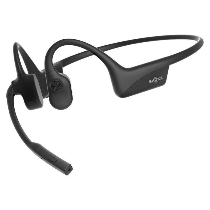 SHOKZ OpenComm2 | Bone conduction headphones - Bluetooth - Microphone - Black