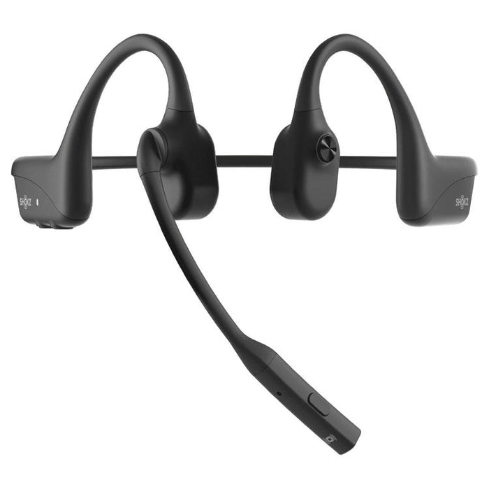 SHOKZ OpenComm2 | Écouteurs à conduction osseuse - Bluetooth - Microphone - Noir