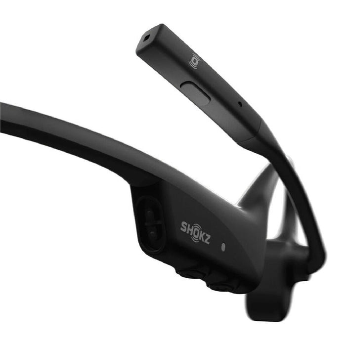 SHOKZ OpenComm2 USB-C | Écouteurs à conduction osseuse - Bluetooth - Adaptateur USB-C - Microphone - Noir