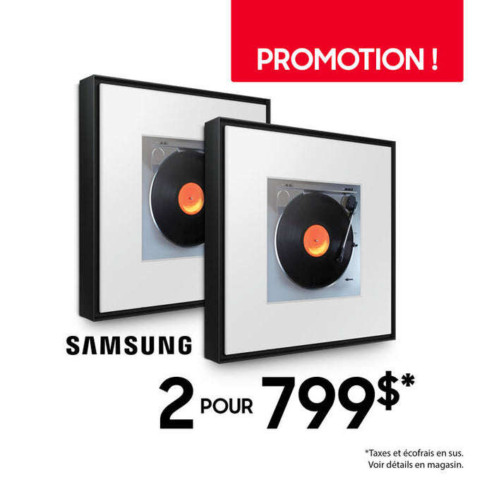 Samsung HW-LS60D | Haut-parleur Music Frame - Sans fil - Personnalisable - Noir