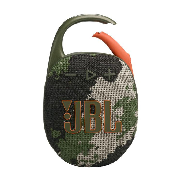 JBL Clip 5 | Haut-parleur à mousqueton portable - Bluetooth - IP67 - Camouflage-Sonxplus Chibougamau