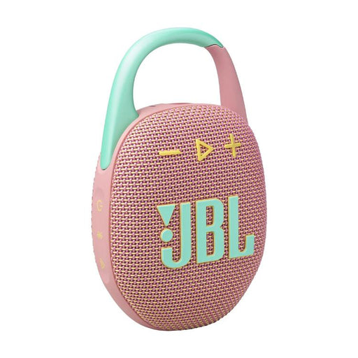 JBL Clip 5 | Haut-parleur à mousqueton portable - Bluetooth - IP67 - Rose-Sonxplus Chibougamau