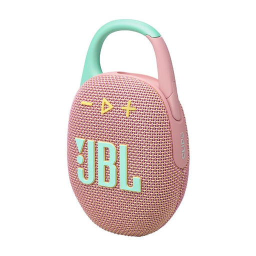 JBL Clip 5 | Haut-parleur à mousqueton portable - Bluetooth - IP67 - Rose-Sonxplus Chibougamau