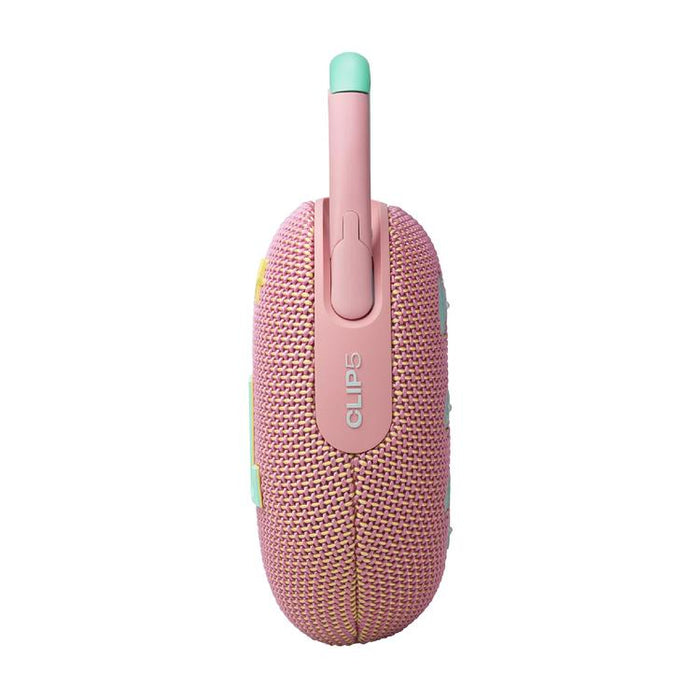 JBL Clip 5 | Haut-parleur à mousqueton portable - Bluetooth - IP67 - Rose