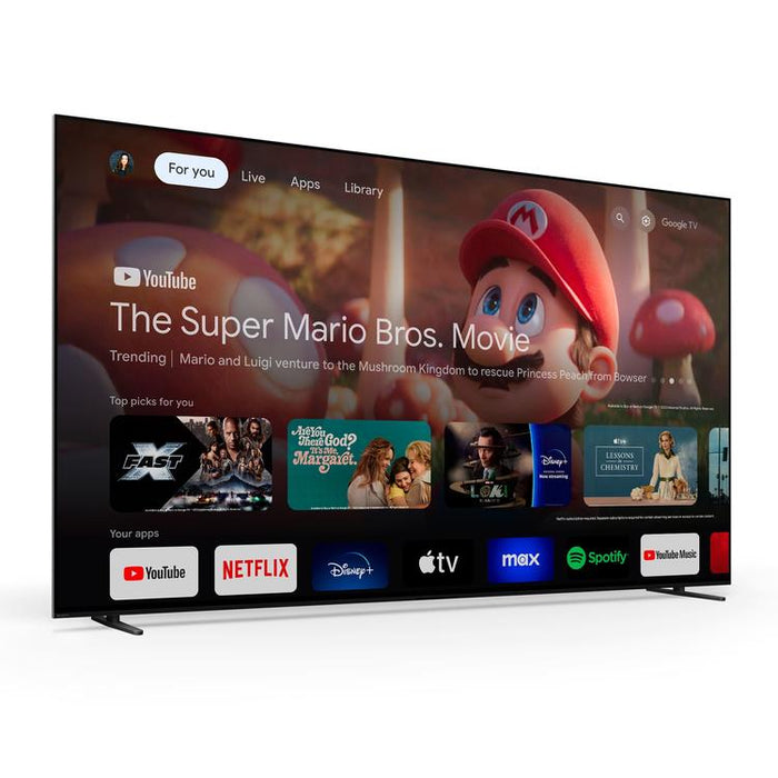 Sony BRAVIA8 K-77XR80 | Téléviseur 77" - OLED - 4K HDR - 120Hz - Série XR80 - Google TV-SONXPLUS Chibougamau