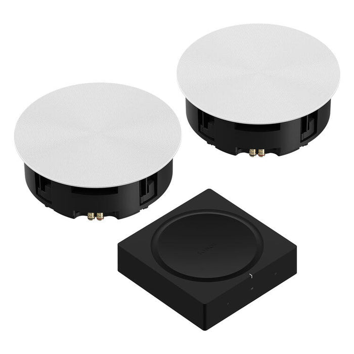 Sonos | Ensemble In-Ceiling - Amp avec 2 Haut-parleurs In-Ceiling 8" - Wi-Fi