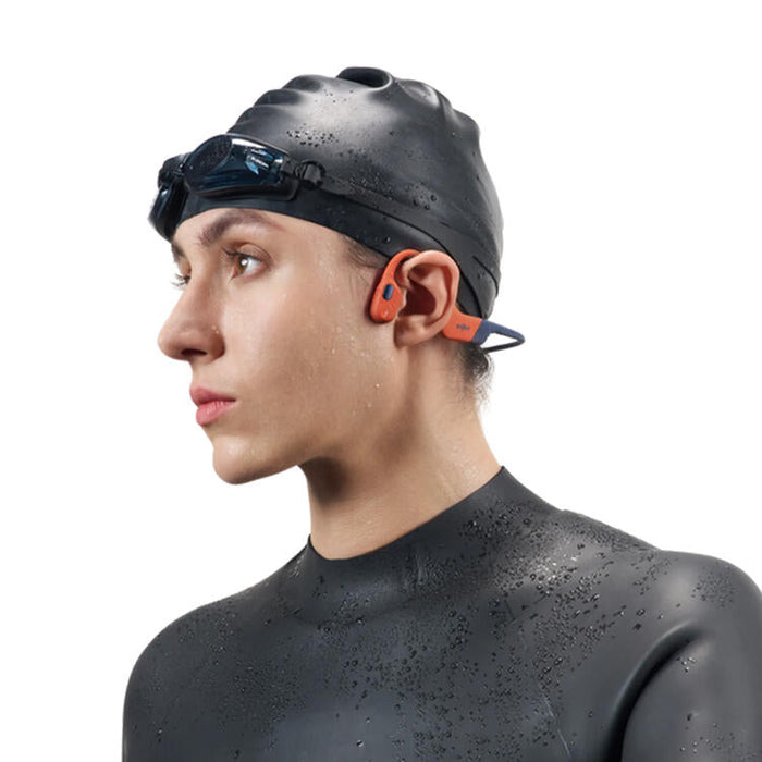 SHOKZ OpenSwim Pro | Écouteurs à conduction osseuse - Pour Natation - Bluetooth - IP68 - 9 Heures d'autonomie - Rouge