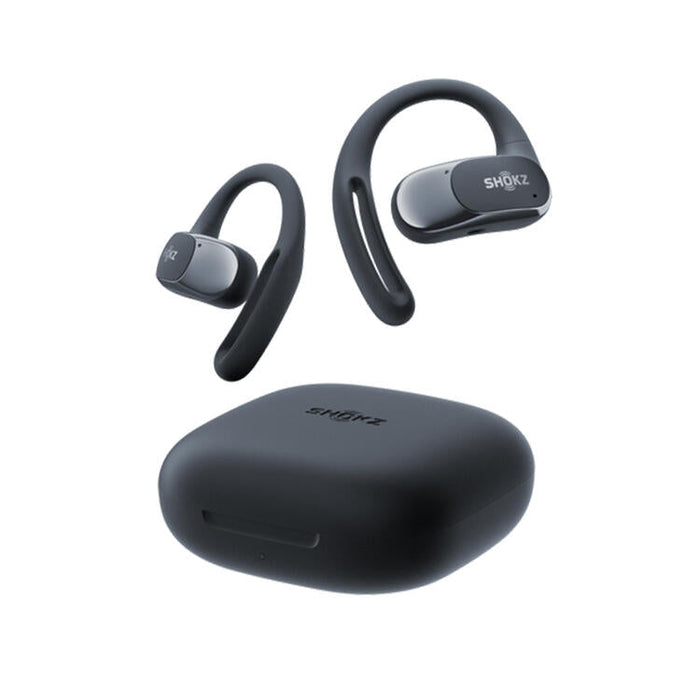 SHOKZ OpenFit Air | Écouteurs conduction osseuse - Jusqu'à 28 heures d'écoute - Bluetooth - Noir