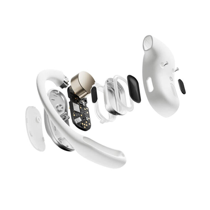 SHOKZ OpenFit Air | Bone conduction headphones - Up to 28 hours of listening - Bluetooth - White