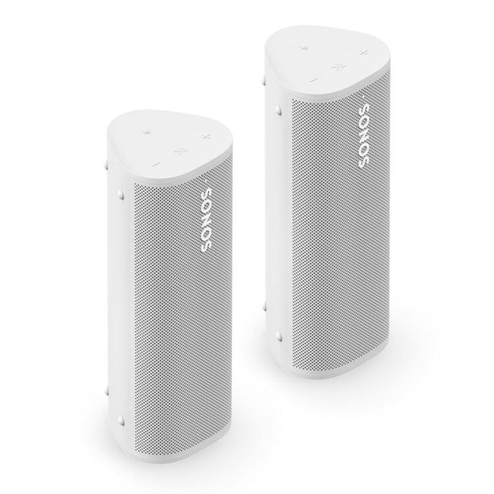 Sonos | Ensemble Aventure - 2 Roam 2 Portable Speakers - Bluetooth - Waterproof - White