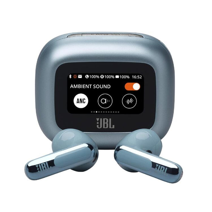 JBL Live Flex 3 | In-Ear Headphones - Wireless - Noise Cancelling - 1.45" Touchscreen - Blue