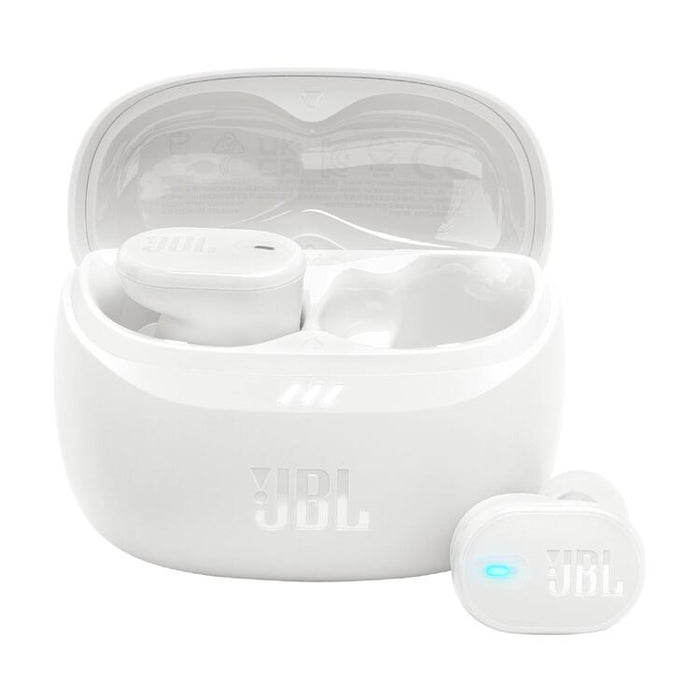 JBL Tune Buds 2 | Écouteurs intra-auriculaires - 100% - Sans fil - Bluetooth - Réduction de bruit - 6 microphones - Blanc