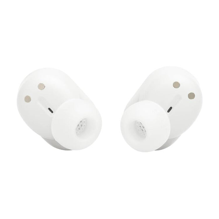 JBL Tune Buds 2 | Écouteurs intra-auriculaires - 100% - Sans fil - Bluetooth - Réduction de bruit - 6 microphones - Blanc