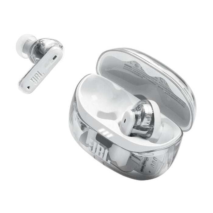 JBL Tune Beam 2 | In-Ear Headphones - 100% Wireless - Bluetooth - Smart Ambient - 6 Microphones - Phantom White