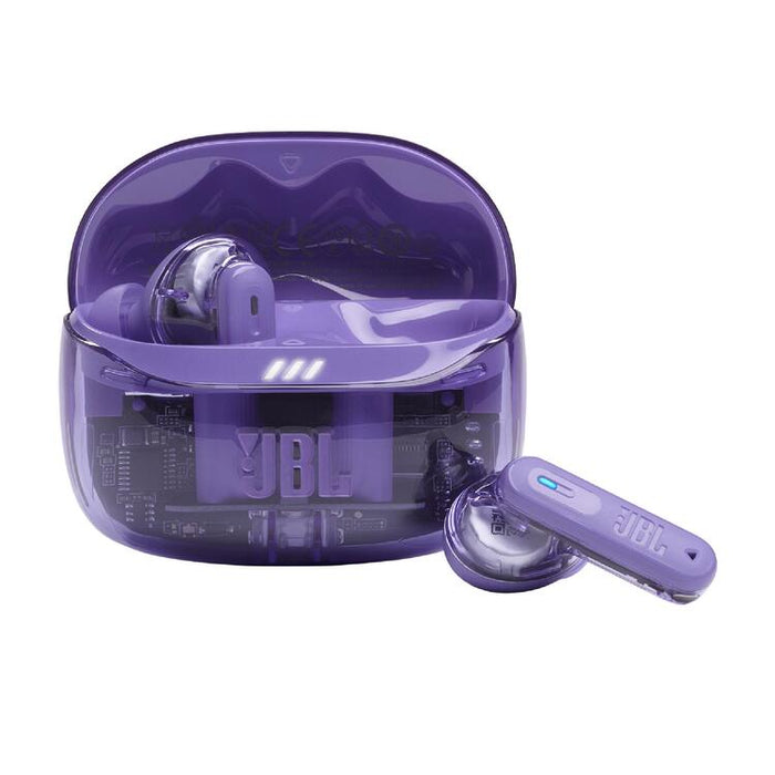 JBL Tune Beam 2 | In-Ear Headphones - 100% Wireless - Bluetooth - Smart Ambient - 6 Microphones - Phantom Purple