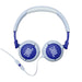 JBL JR320 | Écouteurs filaires circum-auriculaires pour enfant - JBL Safe Sound - Microphone - Bleu-SONXPLUS Chibougamau