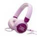 JBL JR320 | Wired circum-aural headphones for kids - JBL Safe Sound - Microphone - Mauve-SONXPLUS Chibougamau