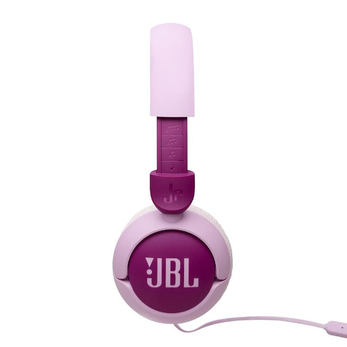JBL JR320 | Wired circum-aural headphones for kids - JBL Safe Sound - Microphone - Mauve-SONXPLUS Chibougamau