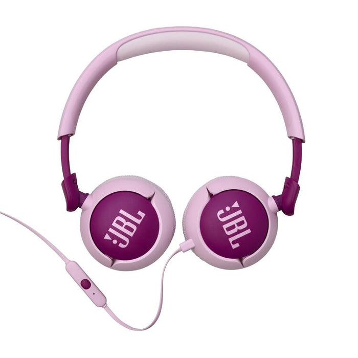 JBL JR320 | Wired circum-aural headphones for kids - JBL Safe Sound - Microphone - Mauve-SONXPLUS Chibougamau