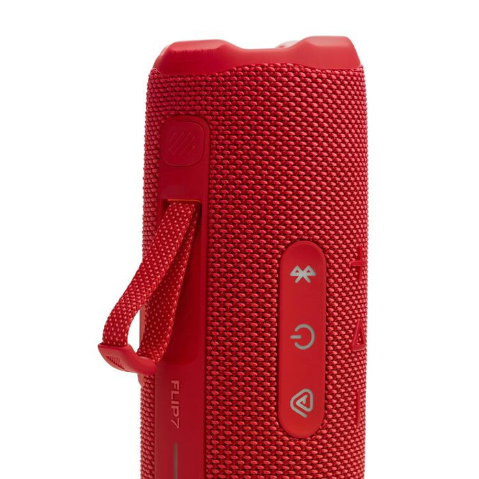 JBL Flip 7 | Haut-parleur portable - Bluetooth - Étanche - Jusqu'à 14 heures d'autonomie - Rouge-SONXPLUS Chibougamau