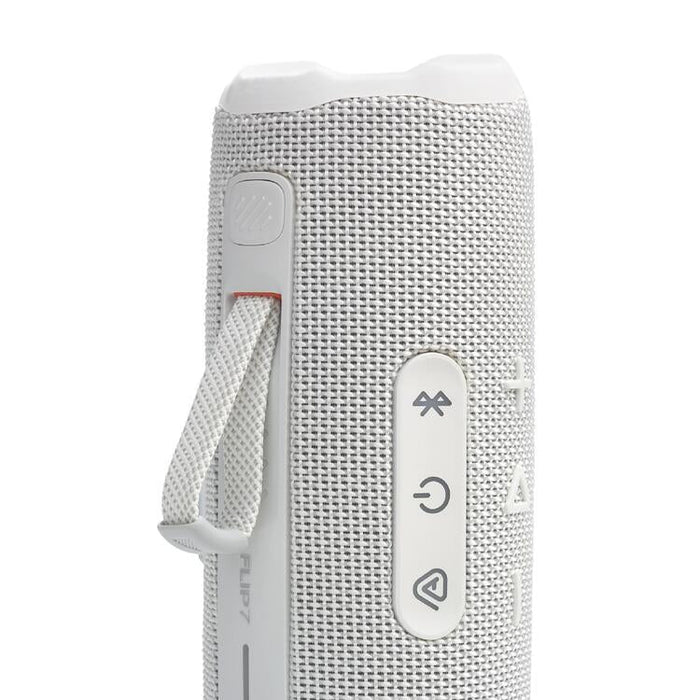 JBL Flip 7 | Haut-parleur portable - Bluetooth - Étanche - Jusqu'à 14 heures d'autonomie - Blanc-SONXPLUS Chibougamau