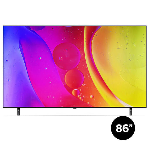 LG 86NANO80AUA | Téléviseur 86" LED 4K - UHD - Série NANO80A - 60Hz - Processeur IA a7 4K Gen8 - Noir-SONXPLUS Chibougamau