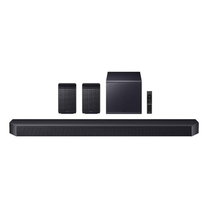 Samsung HW-Q990F | Barre de son - 11.1.4 canaux - Dolby ATMOS - Caisson de graves + Haut-parleurs arrière sans fil - 756W - Q-Symphony - Noir-Sonxplus Chibougamau.com