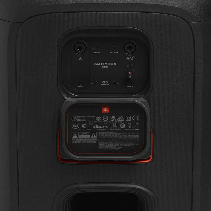 JBL Partybox 520 | Haut-parleur portable - Sans fil - Bluetooth - Effets lumineux - 400W RMS - Noir-SONXPLUS Chibougamau