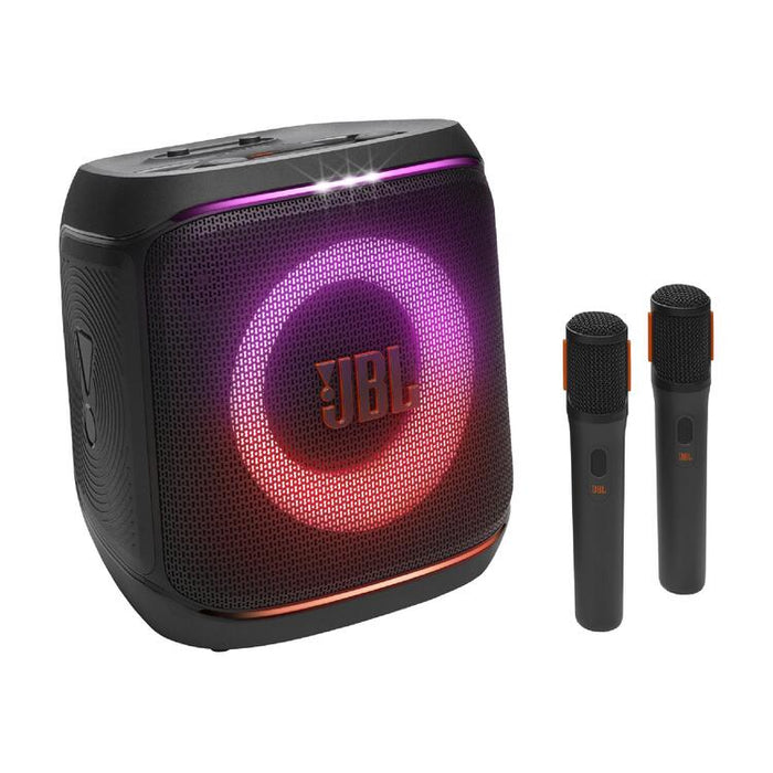 JBL PartyBox Encore 2 | Haut-parleur portatif - Sans fil - Bluetooth - 100 W - 2 Microphones inclus - Noir