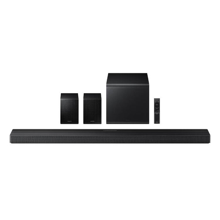 Samsung HW-QS750F | Barre de son - 5.1.2 canaux - Dolby ATMOS - Avec caisson de graves sans fil - Série Q - Bluetooth - Noir-Sonxplus Chibougamau