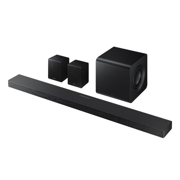 Samsung HW-QS750F | Barre de son - 5.1.2 canaux - Dolby ATMOS - Avec caisson de graves sans fil - Série Q - Bluetooth - Noir-Sonxplus Chibougamau